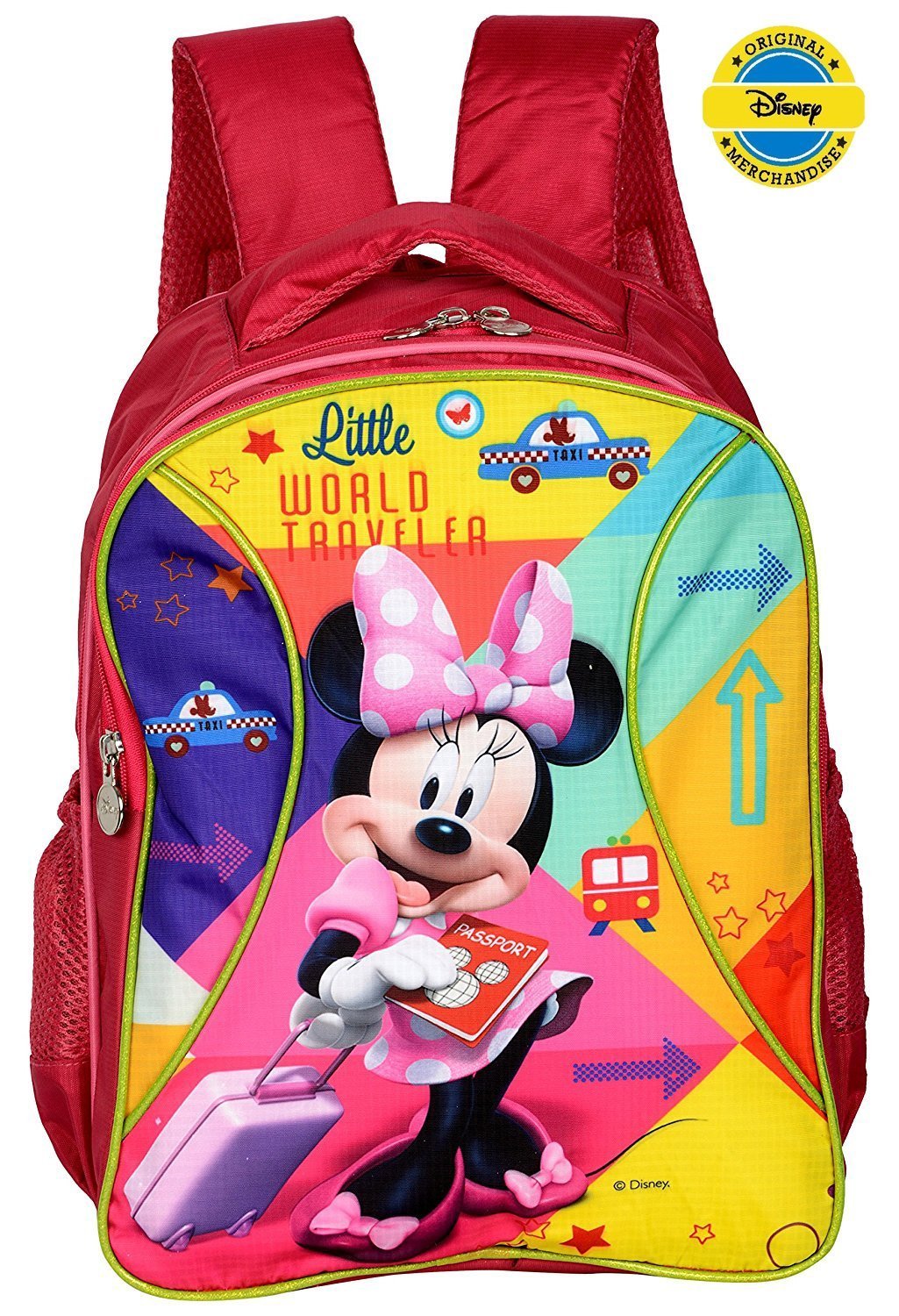 Disney School Bag For Girls 07+ Years Minnie Little World Travel 28 (L ...