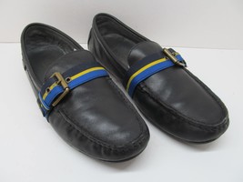 Polo Ralph Lauren Wessell Penny Loafer Driving Shoes Mens 8D Blue Ribbon - $42.75