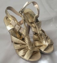 Michael by Michael Kors. Gold Hi  Heel Sandal Size 6M - $27.80