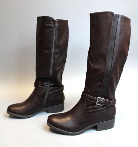 Croft & Barrow Women's Alice Ortholite Riding Boots TW4 Brown Size 9M ...