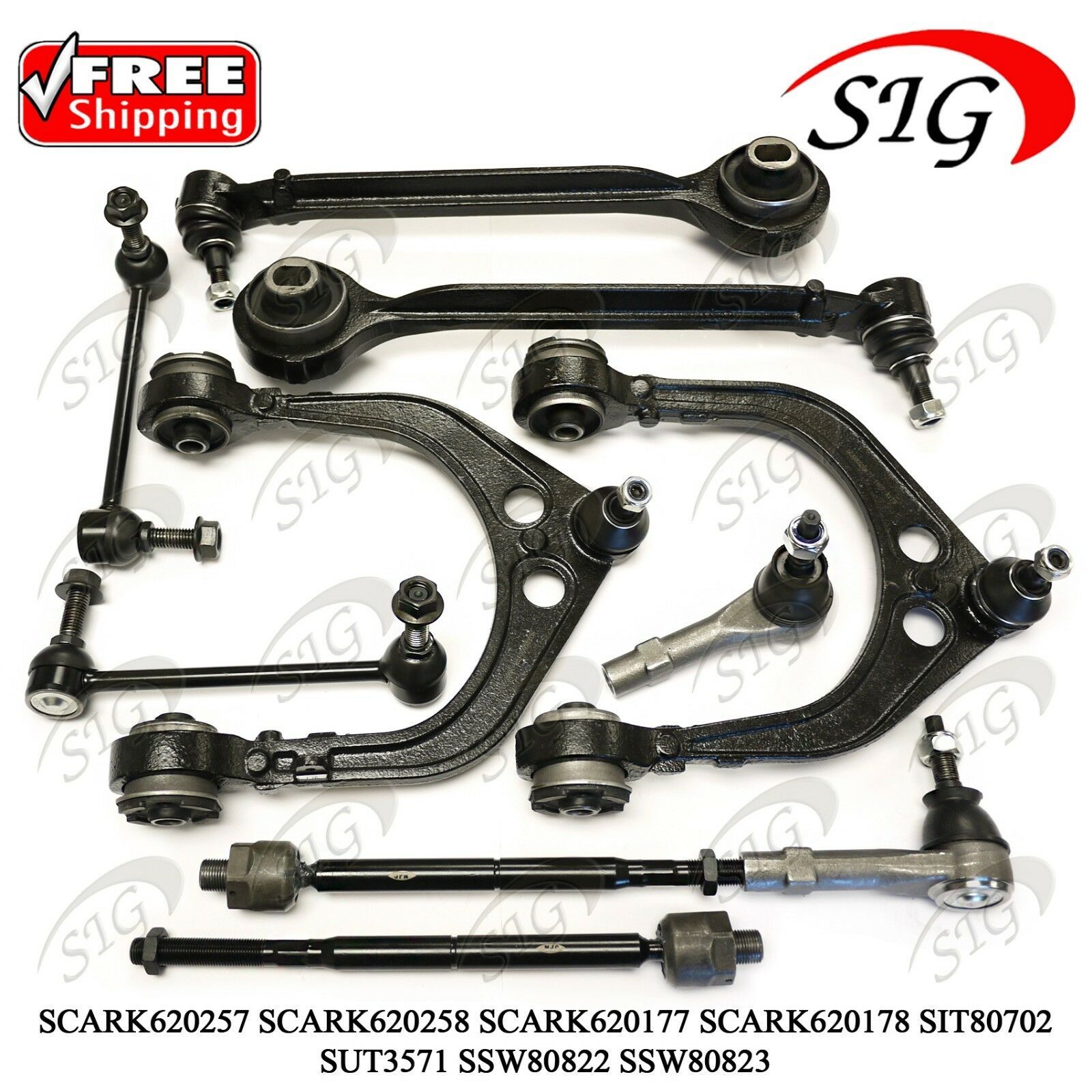 10Pc JPN Front Suspension Kit for Chrysler 300 2005 2006 2007 2008 2009