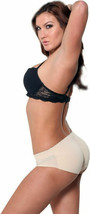 Women's Fullness Air Flo Padded Butt Shaper Booster Panty Beige #8081