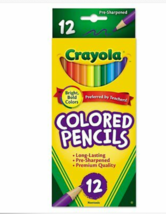 Crayola Colored Pencils Long Lasting Premium Quality 12-Color Set - 1 Pack - $7.91