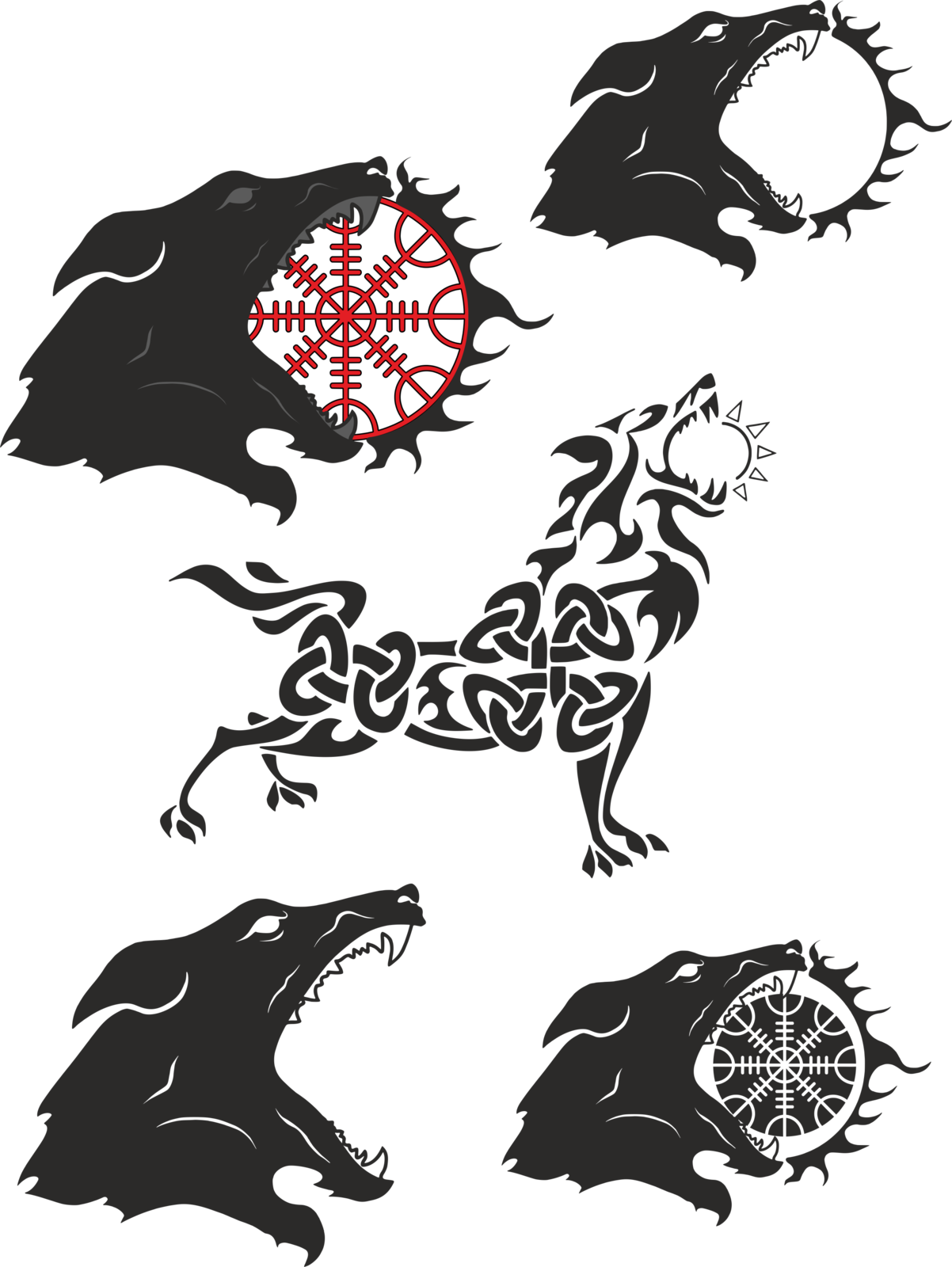 viking-svg-yggdrasil-svg-vegvisir-svg-viking-symbol-svg-wolf-fenrir