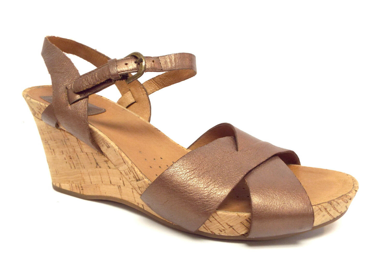 clarks mena silk bronze