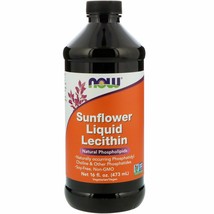 Now Foods Sunflower Liquid Lecithin, 16 fl oz (473 ml) - $19.99