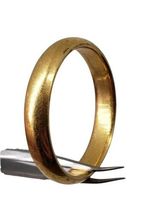 TIFFANY & CO. 750 18K Yellow Gold Wedding Band Ring Sz 11-1/2 7.2g image 3