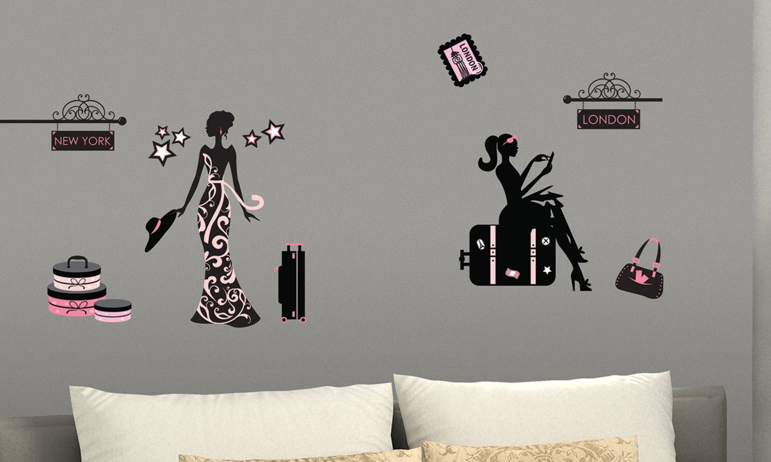 Wall stickers Haute Couture - WS069 - Decals, Stickers & Vinyl Art