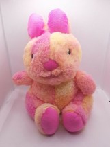 Animal Adventure Bunny Rabbit Pink Orange Dye Stuffed Plush Target 2019 - $13.37