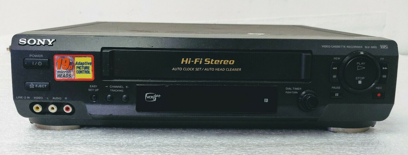 Sony SLVN60 VHS Player 4 Head Hi Fi Stereo VCR VCRs
