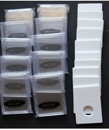 (10) BCW Dime Coin Display Slab With Foam Insert - White - Coin - $13.95