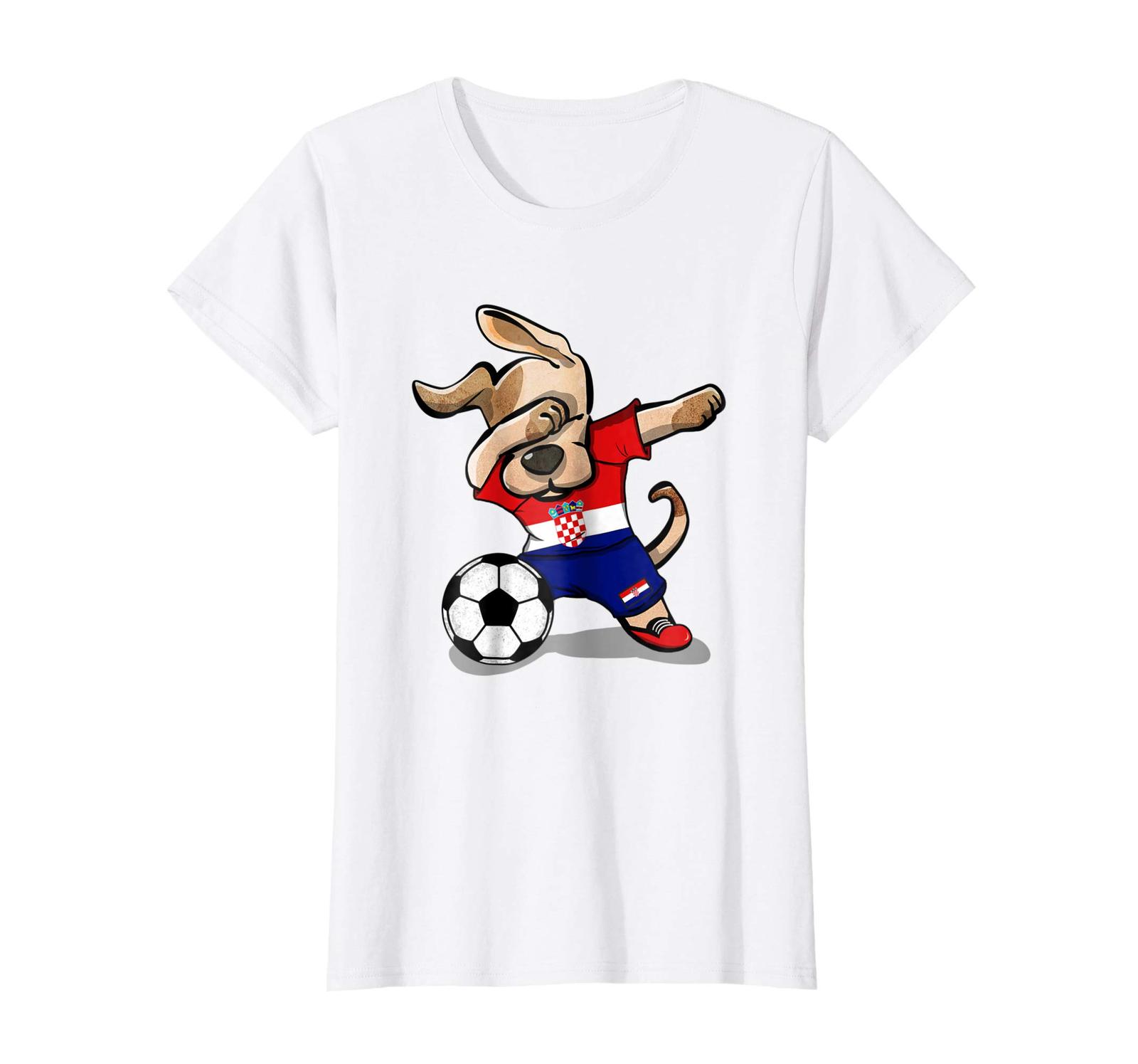 Dog Fashion - Dog Dabbing Soccer Croatia Jersey Shirt Croatian Football Wowen