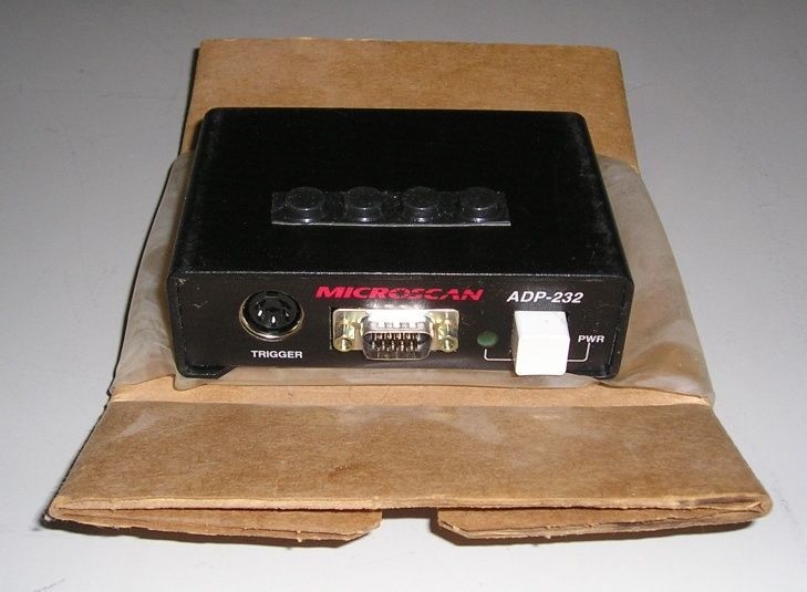 Microscan ADP232 9951000701 Serial Converter Box Barcode Scanner Adapter Barcode Scanners