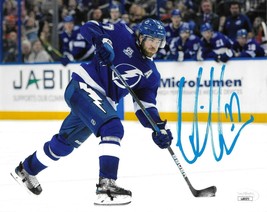 Victor Hedman Autographed 8x10 Photo JSA COA NHL Tampa Bay Lightning Signed Deke - $67.28