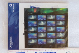 US mini stamp sheet (MNH) & FDC, SC # 4123, 20-stamp sheet #4203-4 Aurora stamps - $21.49