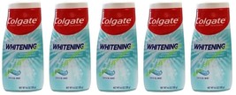( LOT 5 ) Colgate Whitening Fluoride Toothpaste Crystal Mint 4.6 oz each SEALED - $22.76