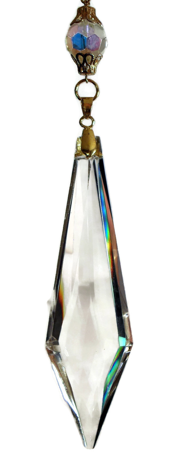 Large Spear Crystal Prism un Catcher Feng Shui - Prisms