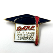 DARE Instructor Drug Abuse Resistance Education Enamel Pin Advertise Pro... - $12.99
