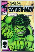Web of Spider-Man #7 ORIGINAL Vintage 1985 Marvel Comics Hulk image 1