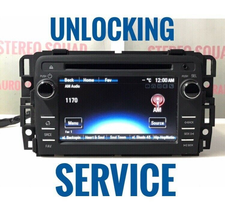 Unlocking Service 07 08 GMC Acadia AM FM CD DVD Navigation Radio Other