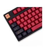 Red Samurai Japanese Theme 129 Keyboard Keys Set, Mechanical Keyboard Ke... - $79.99