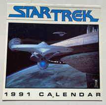 1991 Star Trek Calendar Pocket Books Wall Hanging - Unused - $5.74