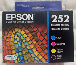 Epson 252 Ink Set T252120-BCS T252120 &amp; T252520 Exp 2023+ OEM Sealed Ret... - $34.63