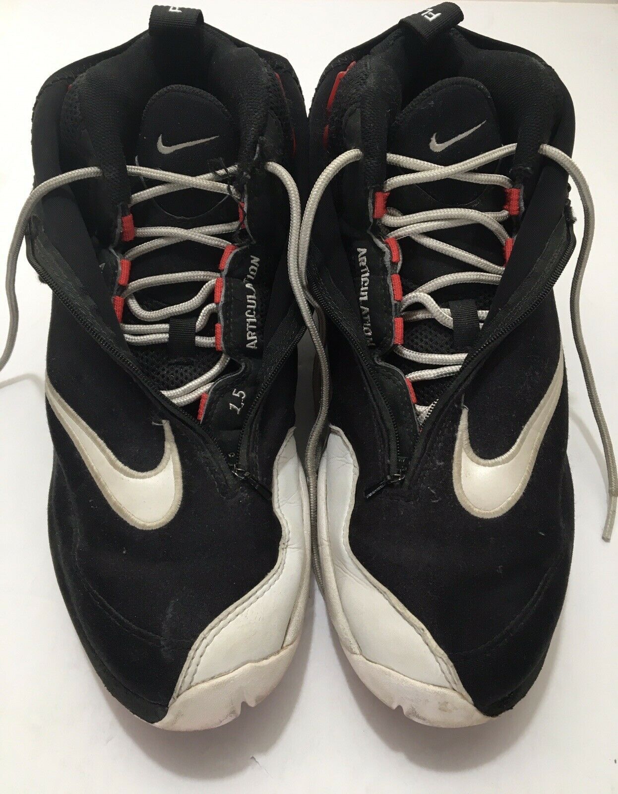 OG Nike Air Zoom Flight Gary Payton GP Black White Red Mens Size 11 ...