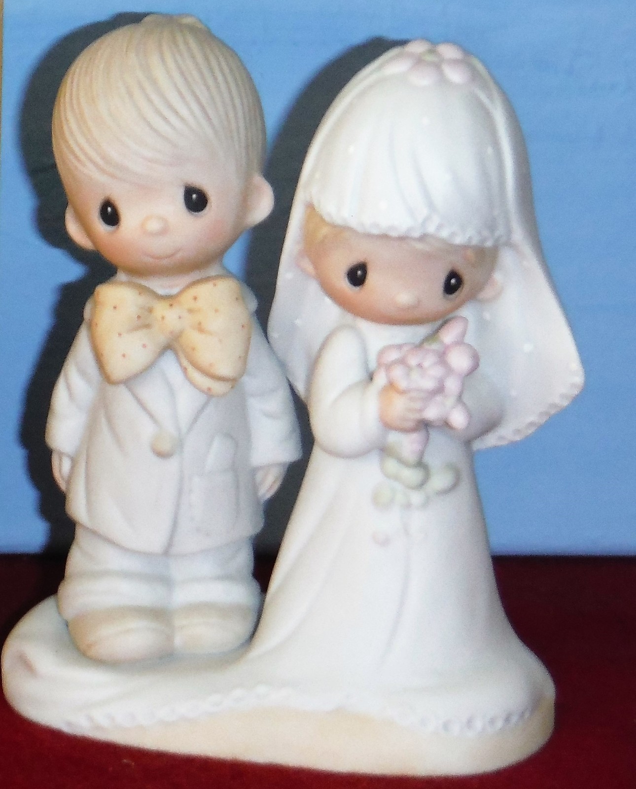 Primary image for Bride & Groom Wedding Cake Top The Lord Bless You and Keep You PM # E-3114 