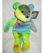 Salvino&#39;s Bamm Beano&#39;s Bear Rodriguez #3 Tie Dye Style Colors 8 1/2&quot; Tall - $6.00