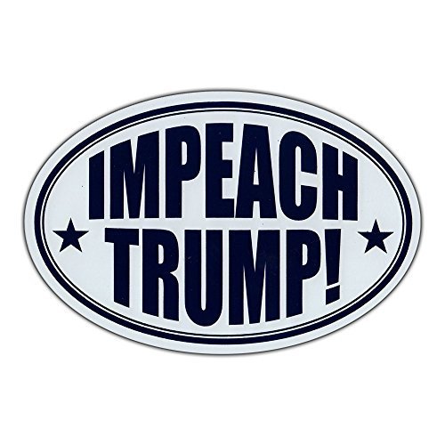 Oval Magnet - Impeach Donald Trump - Anti Trump - Magnetic Bumper ...