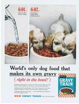 1960 COCKER SPANIEL pups Gaines Gravy Train dog food Print Ad - $9.99