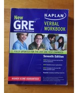 New GRE Verbal Workbook Seventh Edition Kaplan 2011, Paperback - $16.81