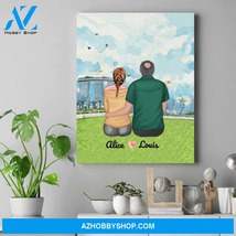 Personalized Dad Canvas Art - Father Birthday Gift Ideas - Up To 5 Daughters - $49.99
