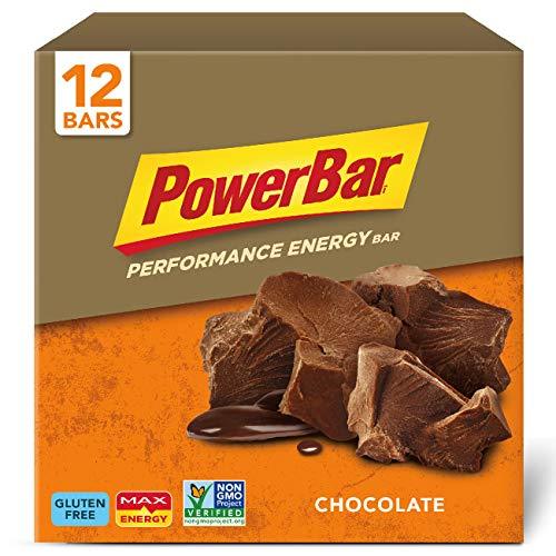 PowerBar Performance Energy Bar, Chocolate, 2.29 Ounce Bars Pack of 12