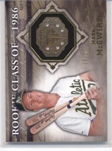 2014 Topps Class Rings Gold Gems #CR38 Mark McGwire - Athletics (#d18/25) - $100.00