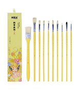 10 Pieces Paint Brushes Set Artist Paint Brushes Painting Supplies #04 - $28.88