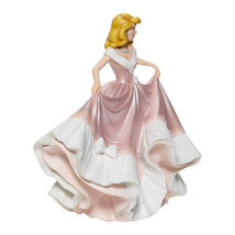 Disney Cinderella Figurine w Pink Dress 70th Anniversary Collectible 7.75" Tall image 3