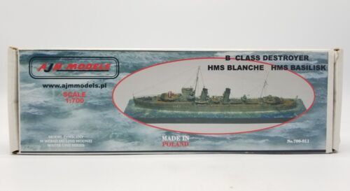 AJM Models HMS BLANCHE HMS BASILISK B Class Destroyer 1/700 Resin ...