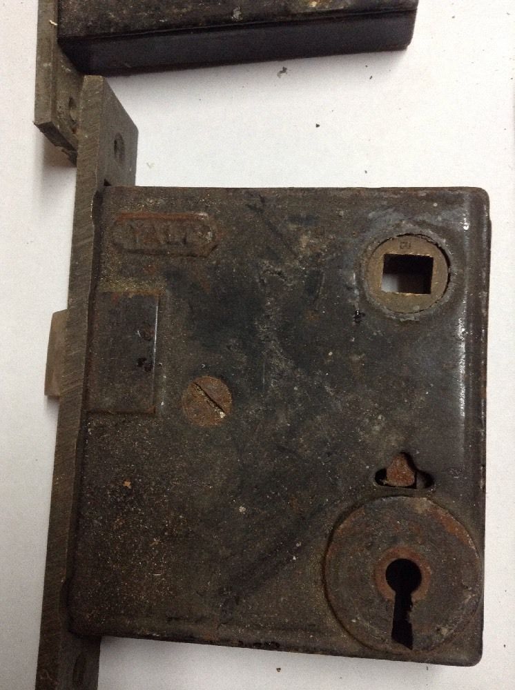 VTG Antique MORTISE Door Locks Lot of 6 Yale *AS IS* Untested Locks