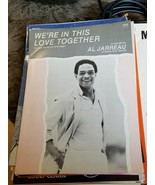 Al Jarreau sheet music We&#39;re In This Love Together 1980 5 pages (VG shape) - $16.82