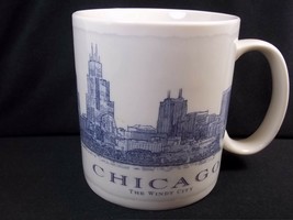 Starbucks Architect Series coffee mug Chigaco The Windy City 2007 18 oz - $22.33