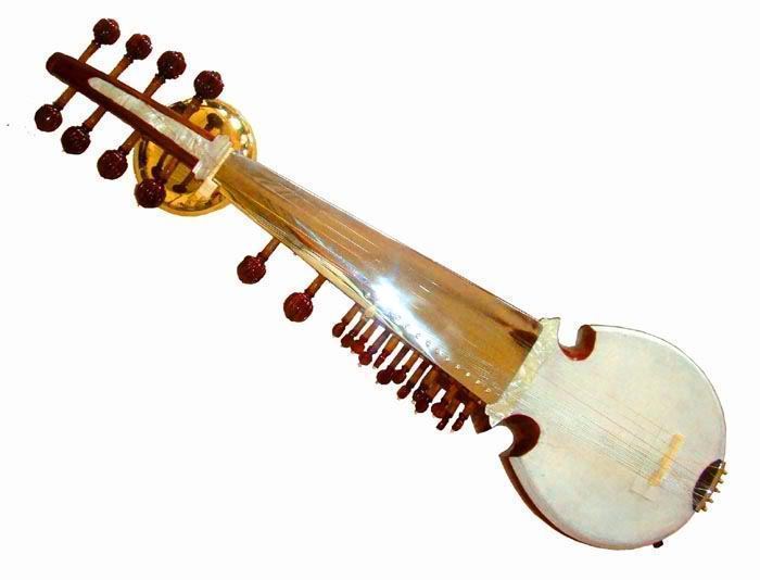 ELECTRIC SAROD INDIAN FRETLESS LUTE. PROGRADE SEMIACOUSTIC SARODE+ CD