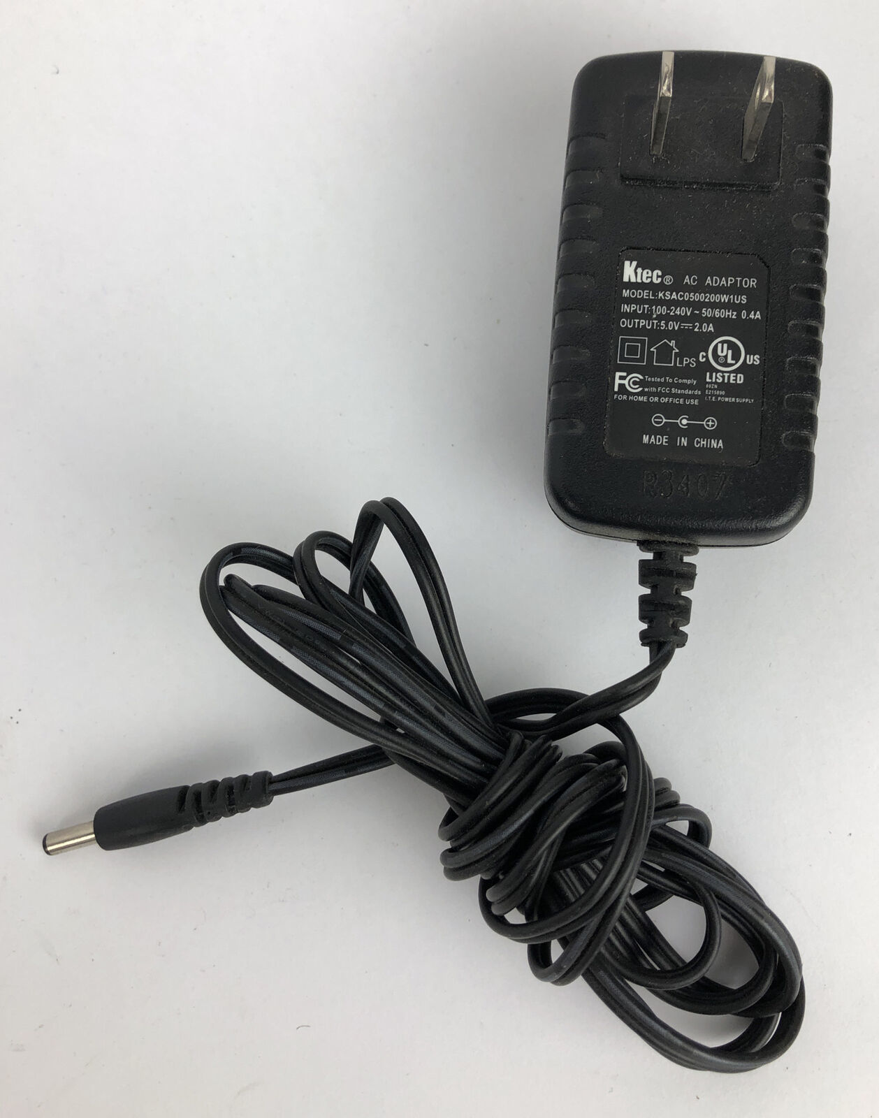 Oem Genuine Ktec Ksafd W Us Ac Dc Power Supply Wall Adapter V A