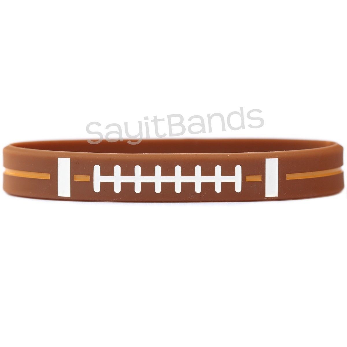 Silicone Bracelets Debossed Quality Wrist Bands 5 FOOTBALL Wristbands 
