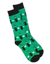 Hanes Men's Golf Crew Socks 1 Pair Green Black  White  10-13 - $11.08