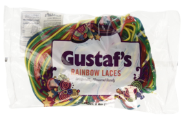 Gustaf&#39;s Rainbow Laces 2 Pound Bag Licorice Laces (2 Pack) - $47.51