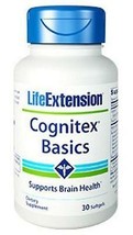 4 PACK Life Extension Cognitex Basics 30 softgels brain memory NON GMO  image 2