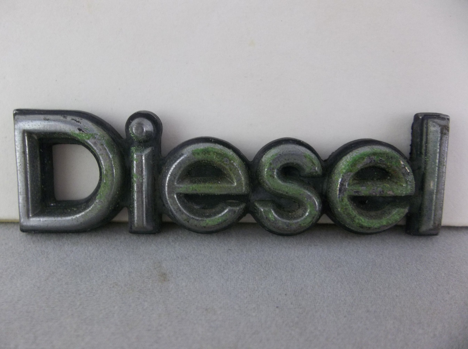 1980’s Oldsmobile GM “Diesel” Chrome Plastic Script Emblem OEM - Decals