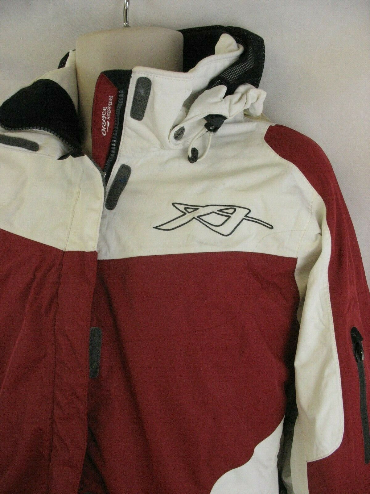 black leather field jacket